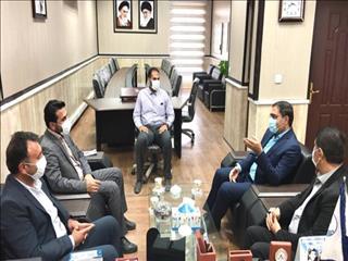 دیدار قائم مقام مدیرعامل فولاد خوزستان در امور سلامت و بهداشت با شهردار منطقه ٨ اهواز