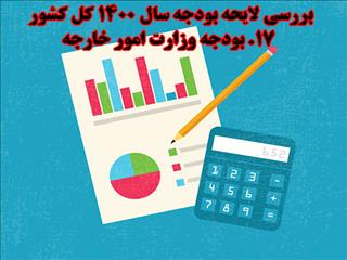 لایحه بودجه وزارت امور خارجه بررسی شد