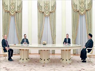 دیدار رئیسی و پوتین در کرملین