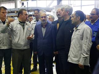 بازدید مدیران عامل سایپا و ایران خودرو از سایپا پرس