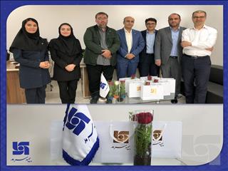 بازدید مدیر حوزه مدیریت بیمه سرمد از مدیریت روابط عمومی، به مناسبت روز ارتباطات و روابط عمومی