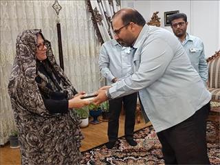 دیدار مدیرعامل فولاد خوزستان با خانواده معزز شهدای شرکت فولاد