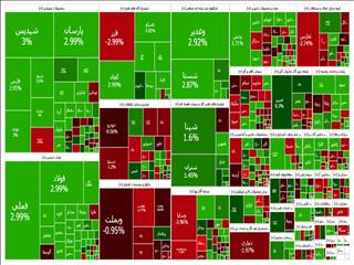 رشد ۴۸ هزار واحدی شاخص کل بورس/ریزش انس جهانی طلایی‌ها را قرمز کرد