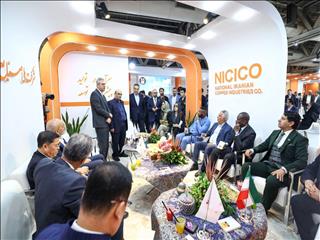 بازدید سفرای ۱۲ کشور از غرفه شرکت ملی صنایع مس ایران در نمایشگاه ایران کانمین ۲۰۲۵