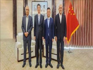 ملاقات مدیران عامل صنایع خودروسازی و سازمان عمران کرمان با سفیر چین