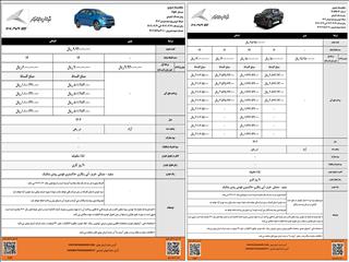 فروش نقد و اقساط پیکاپ T۹ و سدان ایگل با قیمت مصوب+جدول