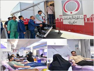 تداوم برنامه‌های اهدای خون در فولاد ارفع/برگزاری هفتمین مرحله و دومین نوبت در سال جاری با همکاری سازمان انتقال خون