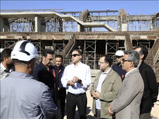بازدید مدیرعامل شرکت ملی صنایع مس ایران از پروژه احداث کمپ ورزشی ورزقان